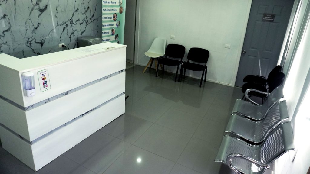 Recepción del Centro Médico Villar